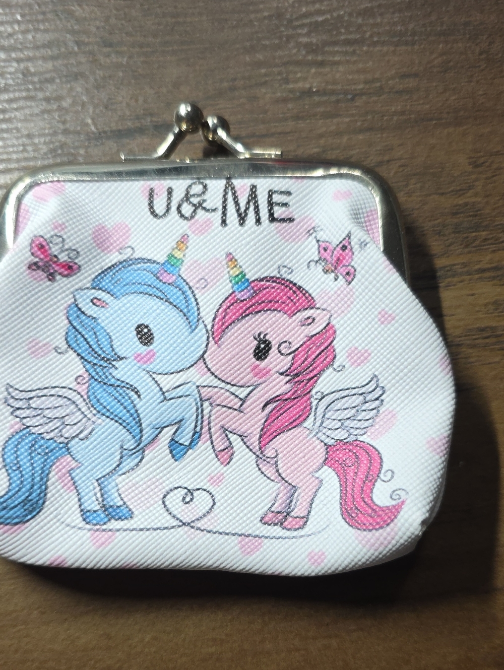 Pink and Blue Unicorn Coin Purse - Kids Accessories